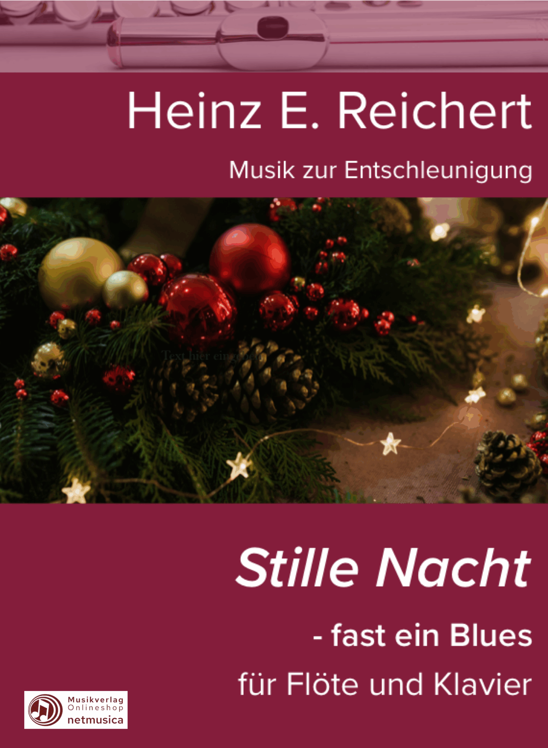 "Stille Nacht - fast ein Blues" für Flöte und Klavier