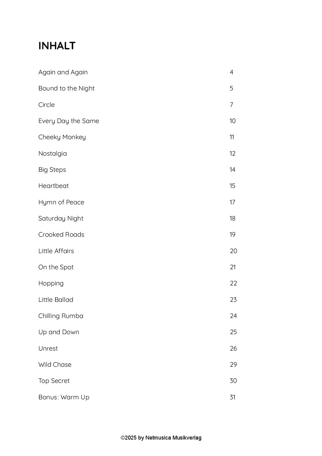 "Take 20" - 20 leichte Stücke für mehr Technik und Spielspaß am Klavier – Bild 8