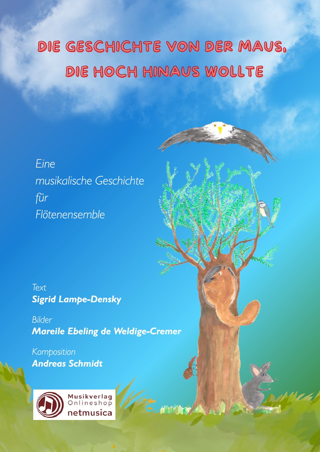 "Die Geschichte von der Maus, die hoch hinaus wollte" für Flötenensemble (PDF)
